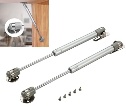 Asta Di Supporto Pneumatica Resorte De Gas Varilla De Soporte Neumática Amortiguador De Soporte De Resorte De Gas De Cierre Lento Para Gabinetes De Cocina Y Puertas De Armario 30N/3Kg/2 Piezas