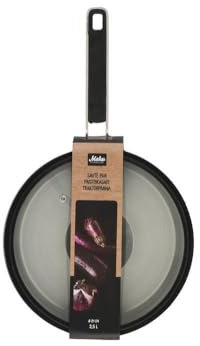 Maku Padella per sauté Acciaio con Coperchio in vetro 2,5 L 25 cm