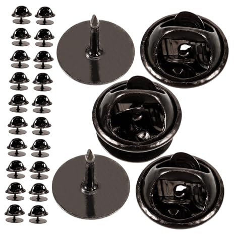 Lurrose 1satz Locking Pin Back Replacement Für Broschen Gun Mit Kupfernadeln Für Anstecker Hüte Und Diy Schmuckherstellung