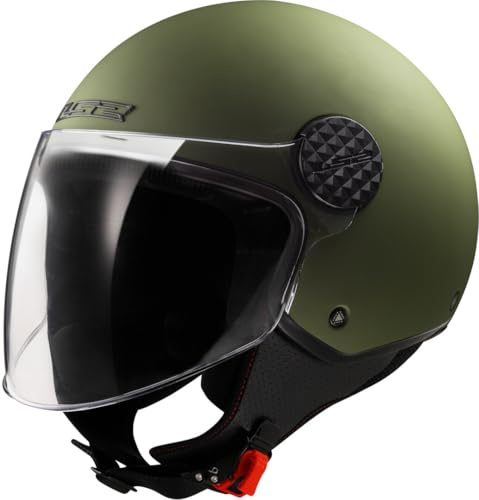 LS2, Jet-Motorradhelm SPHERE LUX II SOLID Military Green, L