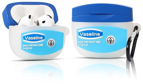 LEWOTE Kompatibel mit Apple Airpods 4 Case schützende lustige Nette 3D Cartoon Cover Abdeckung mit Schlüsselbund (VSL)