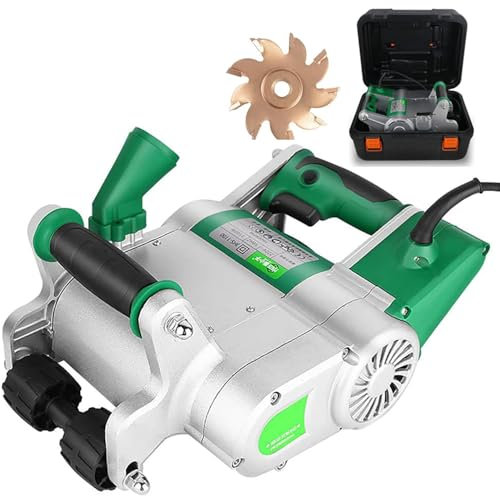 Scanalatrice per Muri, Calcestruzzo Stozzatrice Professionale per Muri Senza Polvere, Scanalatrice per Muri Dal Design Appendibile,Con Scatola,Per Cemento Armato, Facile Da Usare,25mm