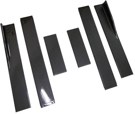 Auto Seitenschweller Für VW Für Passat Für B7 Für B8 Limousine 78,7 /86,6 Seite Rock Verlängerung Splitter Kit Universal Schürze Lippe Auto Seitenschürze(78.7in Carbon Look)