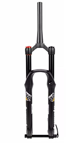 Mountainbike Federgabel 26 27.5 29 Air Fork Travel 130 mm Verstellbarer gerade/konischer Rückprall Durchgangsachse Vordergabel Manuelle Verriegelung