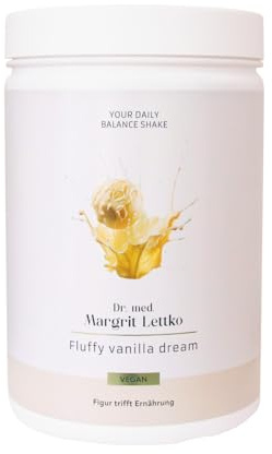 Daily Balance Shake – Mahlzeitenersatz mit pflanzlichem Protein – Unterstützt Ausdauer, Sättigung und Stoffwechsel - Energiequelle - Ernährungsoption - Ersatzmahlzeit (750g, Fluffy Vanilla Dream)