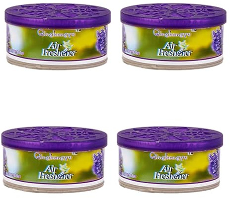 Deodorante per ambienti solido – 4 profumi, bagno e hotel – deodorante per eliminare gli odori (profumo di lavanda, 4 pezzi)