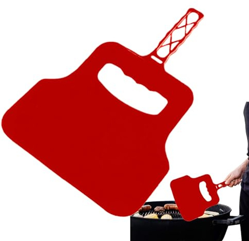 Grillfläkt – robust ABS-plåt, manuell bärbar grillblåsare