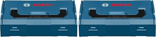 Bosch Professional coffret de transport L-BOXX Mini (mini-version de la L-BOXX du concept mobilité Bosch, dimensions 260 x 155 x 63 mm, 0,3 kg) (Lot de 2)