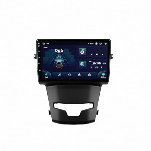 Drahtloses Tragbares Carplay Display für SsangYong Korando 3 Actyon 2 2014-2017 Carplay Bildschirm für Apple/Android Auto/Airplay/Mirror Link, Wireless Touchscreen, 4 Kern 1G+32G