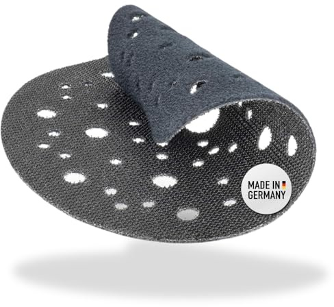 DFS Schutzauflage 150mm 67-Loch für Mirka - Klett Schutz Pad für Schleifteller/Stützteller - bessere Haftung von Schleifscheiben wie Mirka Abranet 150 mm