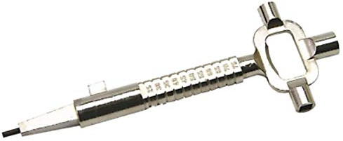 Bauschlüssel Neubautenschlüssel 180mm mit 3mm Imbus Architektenschlüssel