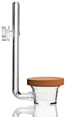 TWINSTAR Difusor de CO2 L | Acuarios hasta 450 litros | Vidrio acrílico ultra claro - Fabricado en Corea del Sur | Burbujas extremadamente finas