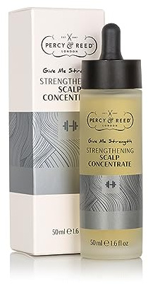 Percy & Reed Strengthening Scalp Concentrate Hair Serum 50ml, Hair Growth Serum for Thinning, Reduces Fall by 68%, 3X Stronger, Rosemary Oil, Hydrates Roots, Perfume Free, Vegan Scalp Care