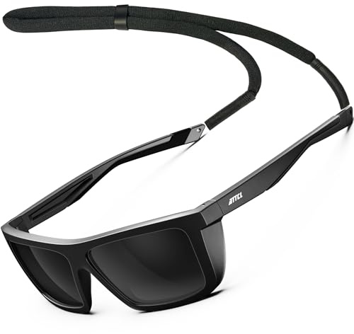ATTCL Gafas de sol polarizadas deportivas para hombres y mujeres, ciclismo, conducción, pesca, protección UV400, 1124 Espalda completa/no espejada, 58
