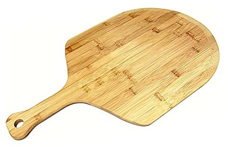 ＪＳＳＥＶＮ 12Inch Pizza Peel Paddle Bamboo Spatula Paddle with Handle for Fruit Vegetables Cheese and Bread Housewarming Gifts