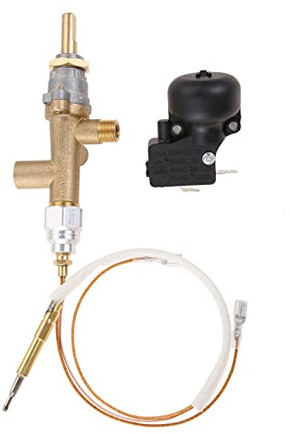 Thermocouple de chauffage Chauffe-terrasses avec thermocouples et boutons de chauffage de l'espace chauffe-spatiaux Propane liquéfié à gaz de pétrole Feu de contrôle de la soupape de contrôle de la va