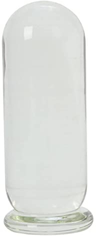 Jixaxe Glas Dildo 160X60mm Glas Analplug Buttplug Big Glass Butt Plug Kristall Anal Plug Glasdildo Prostata Massage Analdildo Anus Dilatator Klassische Anal Sexspielzeug für Männer Frauen