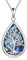 POPLYKE Aablone Tree of Life Necklace for Women 925 Sterling Silver Teardrop Tree of Life Jewellery Birthday