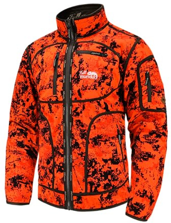 Full mundur Orange Camo JagdJacke Wendejacke für Herren Windstop Wasserdicht
