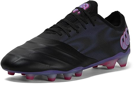 Canterbury Phoenix Genesis Elite - Botas de Rugby para Hombre | Ligeras | Tracción | Duraderas, Verbena Negra, 40 EU