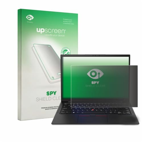 upscreen Blickschutzfolie für Lenovo ThinkPad X1 Carbon 14 Gen 11 | Anti-Spy Displayschutz Made in Germany Privacy Screen Protector Sichtschutz Blaulichtfilter Klare Folie