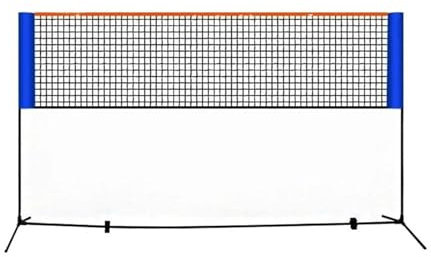 Tragbares Badminton-Netz for drinnen und draußen, Sport, Volleyball, Tennis, Training, quadratisches Netz (Color : Green, Size : 6m)