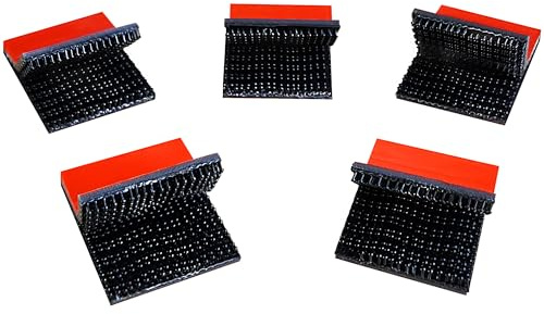 Dual Lock DL250/5361 Pilzkopfband Druckverschluss 25 mm x 25 mm 10 Stück | Klettband, Klettverbindung, selbstklebende Rückseite mit Acrylat-Klebstoff