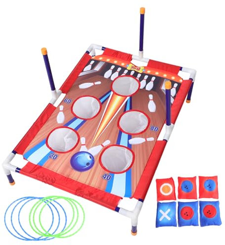 GAROZATION Sitzsack-wurfspiel Für Junge Mädchen Faltbares Säckchenspiel Tier-sitzsack-lochspiel Für Draußen Geeignet Für Geburtstagspartys Und Familienspiele