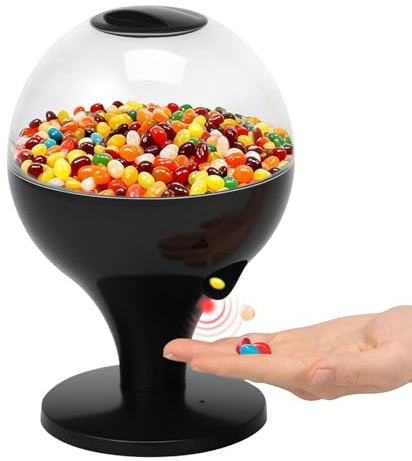 Automatic Candy Dispenser – Desktop Snack Holder med Sensor – Lätt att använda godis försäljningsmaskin, perfekt för kontor, , countertops, barn, snacks, bönor, nötter, halloween och julfesträtter