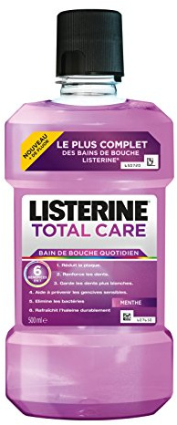 Listerine Bain de Bouche Total Care 6 en 1 Bouteille 500 ml