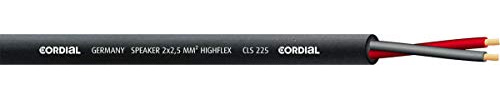 CORDIAL CABLES Kabelspule hp 2,5 mm² 100 m LAUTSPRECHERKABEL 2-Leiter-Spulen