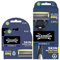 Wilkinson Sword Hydro 5 Sense Energize Rasierer + 8 Ersatzklingen, Minze Energize: Rasierer mit 5 Klingen mit Stoßdämpfer