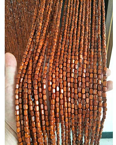 Perlenvorhang Türvorhang PENGFEI 45 Strängen- Holzperlen Vorhänge Für Türschrankpassage Raumteiler Balkon Dekoration, 2 Farben, Größenanpassung (Color : B, Size : 90X200cm)