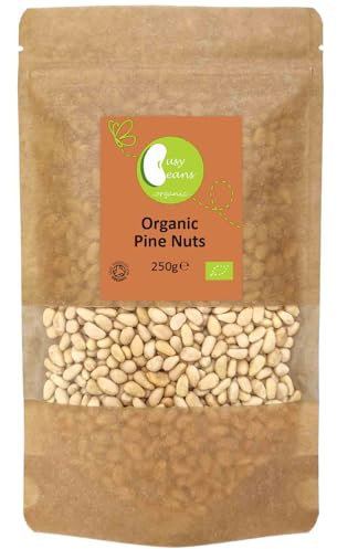 Organic Pine Nuts - Certified Organic - by Busy Beans Organic (250g)