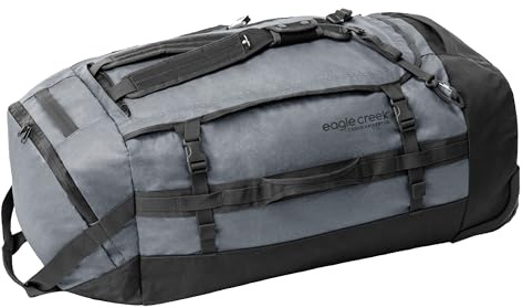 Eagle Creek Cargo Hauler Wheeld Duffel 130L - nachhaltige Version des Klassikers aus recyceltem Polyester I 130 L Volumen I Abrieb- & Wasserbeständig | 38 x 86 x 35 cm | 130 L | Charcoal (012)
