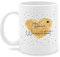 Tasse Tassen 325ml - Aufdruck selbst gestalten - Dein Wunschtext I Geschenk personalisiert Weihnachten I Vatertag I Muttertag I Geburtstag - 325 ml - Weiß - kaffeetasse freundin custom mug