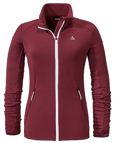Schöffel Damen Fleece Jacket Lodron L, atmungsaktive Fleecejacke aus 4-Wege-Stretch, Funktionsjacke mit Body-Mapping Technologie und Original ÖSV Logos