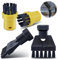 4 Pcs Brosses Accessoire Nettoyeur Vapeur pour Karcher SC1 SC2 SC3 SC4 SC5, Brosses à Joints Kärcher pour la Cuisine, Les Meubles, la Salle de Bain, Les Tapis