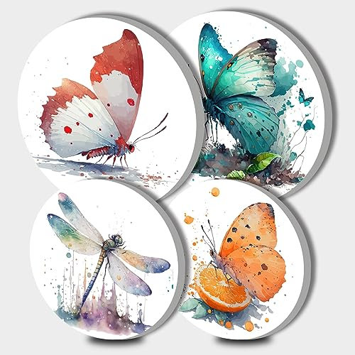 Lot de 4 couvercles ronds pour cuisinière, safari, art animal, brûleur à gaz, protection du four, accessoires de cuisine, plaque de cuisson, décoration de cuisine décorative