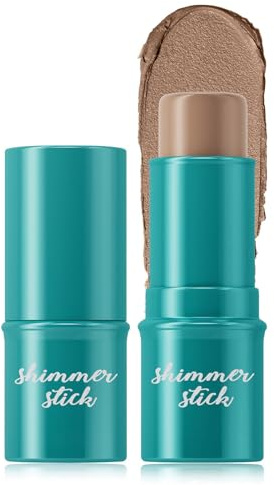Vawolecy Contour Stick, nuances avec surligneur et poudre bronzante et fard à joues crème fard à joues surligneur stylo bronzant, maquillage illuminateur de visage lisse et durable