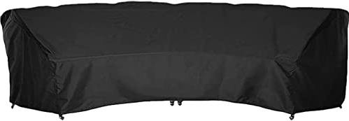 Uitseld Garden Furniture Covers Waterproof Garden Sofa Covers Outdoor Corner Sofa Patio Sofa Sofa Protector With Drawstring Anti-UV Furniture Fit Most Curved Sofa 3 Size Optional