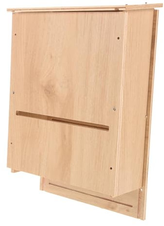 KITANDOVE Fledermauskasten Für Draußen Holzernes Fledermaushaus Fledermausunterstand Für Garten