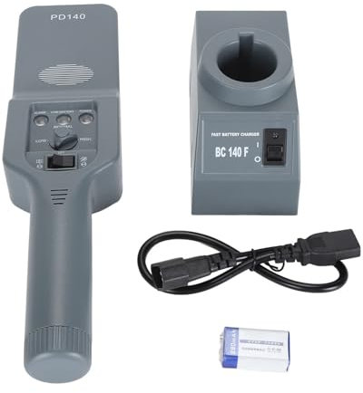 Handheld Metal Detector Rechargeable Security Scanner Wand Adjustable Sensitivity for Adults Vibration Alerts Detects Weapons Knivers Screw