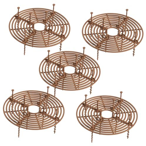 PHENOFICE 5pcs Flower Pot Cover Protection Plant Mesh Garden Plant Protectors Pot Grids Flower Soil Protector