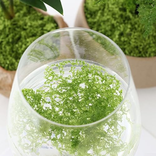 Tappeto erboso artificiale, decorazione realistica per bonsai e giardini in miniatura, 500 g, verde chiaro