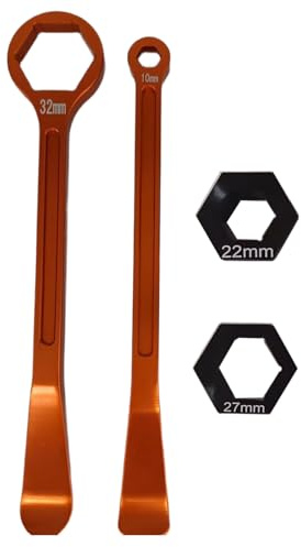 Xanorrg Motorbike Tire Removal Installation Tool 13/22/27/32mm Change Set Aluminum Lever Wrench Motorcycle Tyre