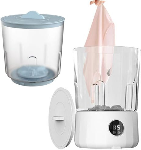 Lavadoras de ropa portátiles | de ropa portátil - Limpiador con 2 para sujetadores, calcetines, bragas de bebé, viajes, hotel, dormitorio, apartamento al aire libre