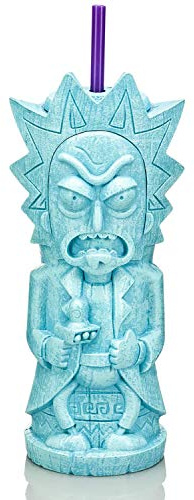 Rick and Morty Rick 25oz Geeki Tikis Plastic Tumbler