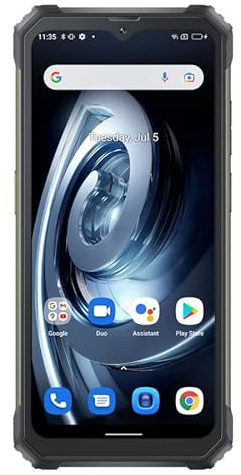 Blackview BV7100 - Smartphone avec Batterie Puissante (13000 mAh) - Rugged, Norme Militaire MIL-STD-810H - Résistent à l’Eau, aux Chocs - 128Go, Triple Caméra Arrière 12MP, Avant 8MP - Noir