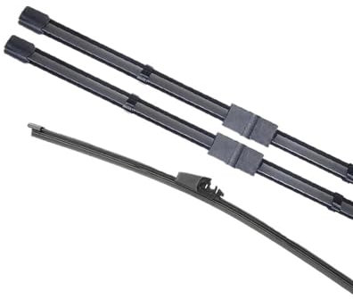 Scheibenwischer Für VW Für Polo Für Vivo Mk4 9N 2002-2009 Vorne Hinten Fenster Wischer Blades Set Auto Scheibenwischer Vorne Und Hinten Scheibenwischer 3x Auto Wischer (Color : RHD)